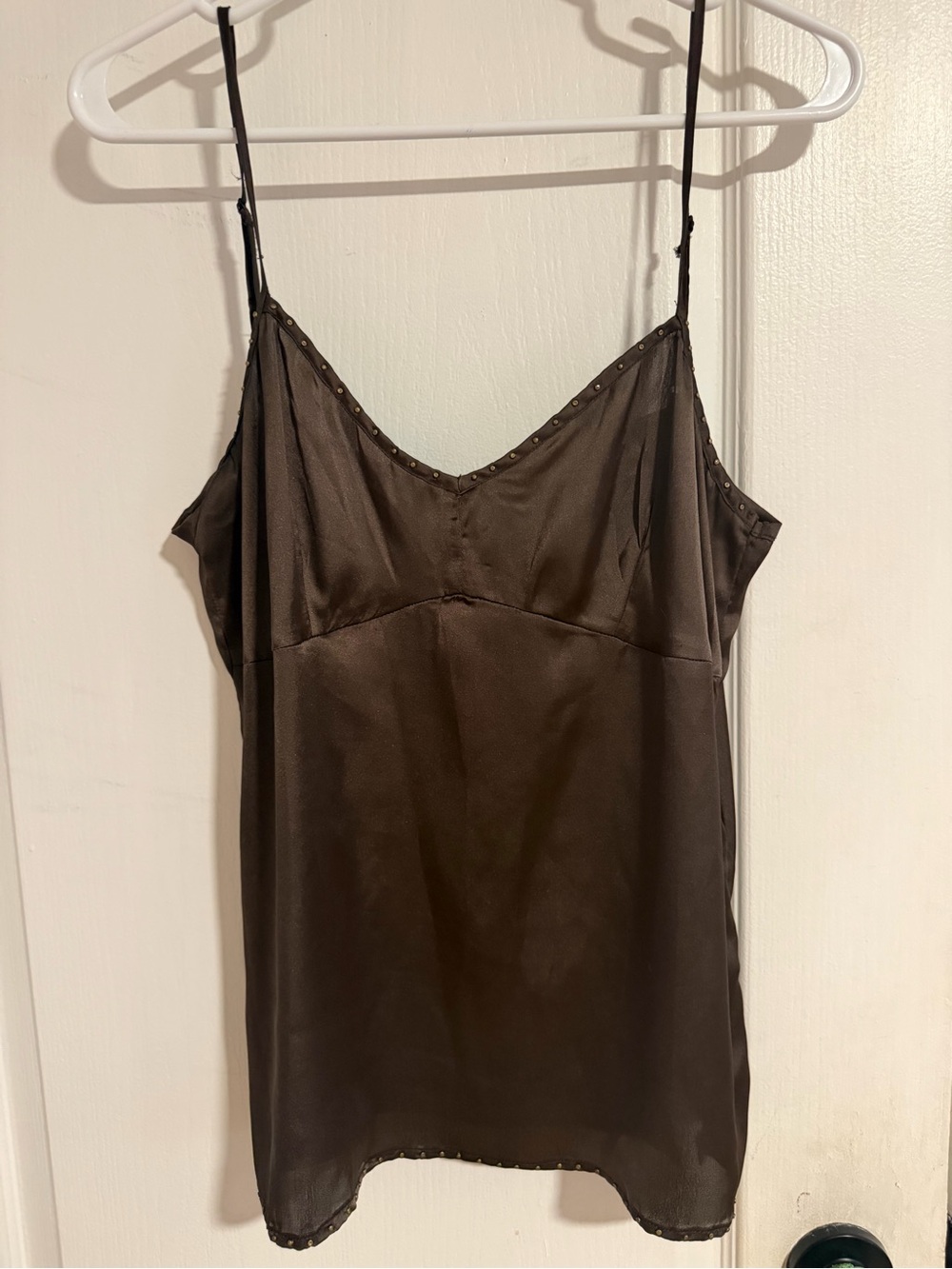 Vintage satin tank